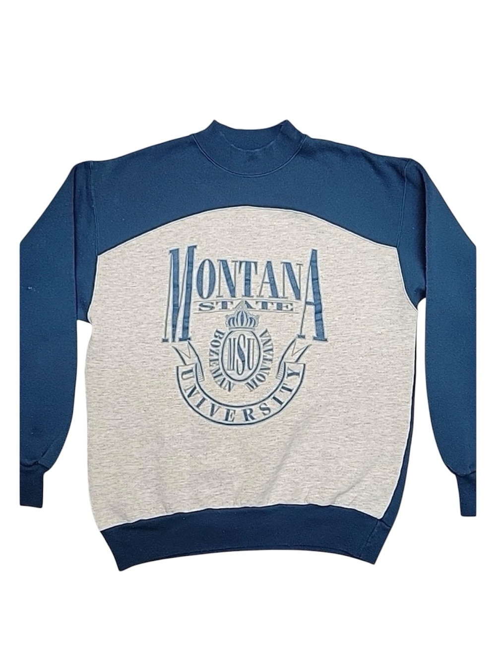 Montana State University Two-Tone Crewneck Sweatshirt
